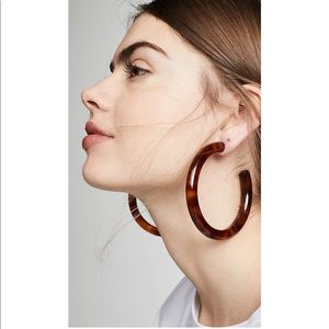 Lele Sadoughi Broadway Oversized Hoop earrings
